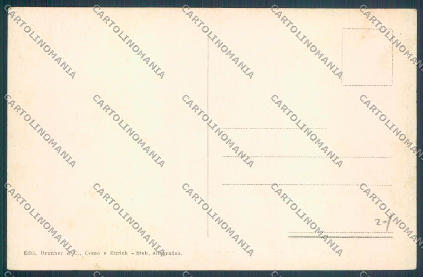 Como Blevio cartolina LQ1813 – retro
