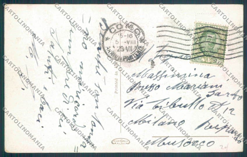 Como Blevio cartolina LQ1817 – retro
