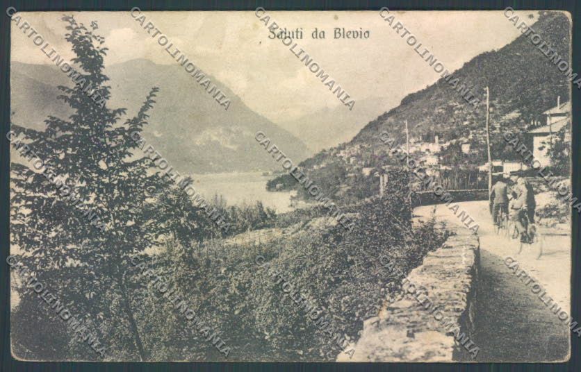 Como Blevio Saluti da cartolina LQ1818 – fronte