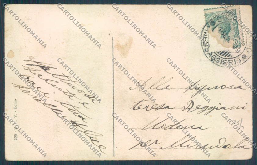 Como Blevio Saluti da cartolina LQ1818 – retro