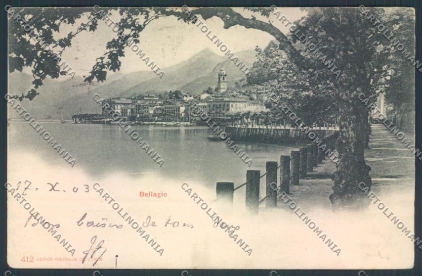 Como Bellagio cartolina LQ1820 – fronte