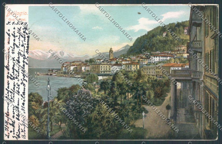 Como Bellagio cartolina LQ1821 – fronte