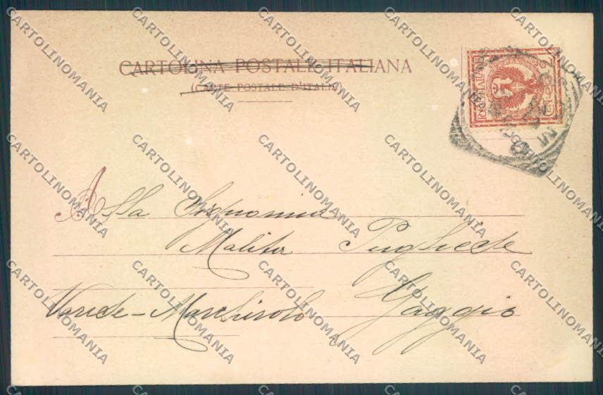 Como Bellagio cartolina LQ1823 – retro