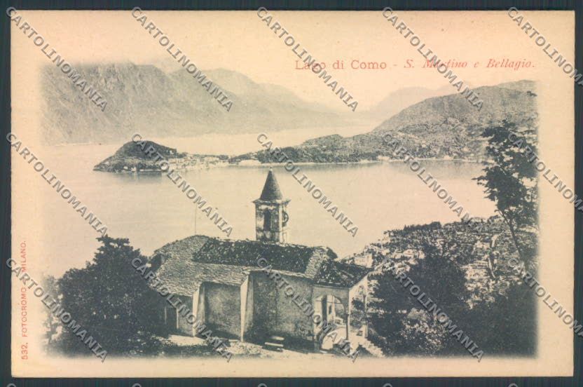 Como Bellagio cartolina LQ1827 – fronte