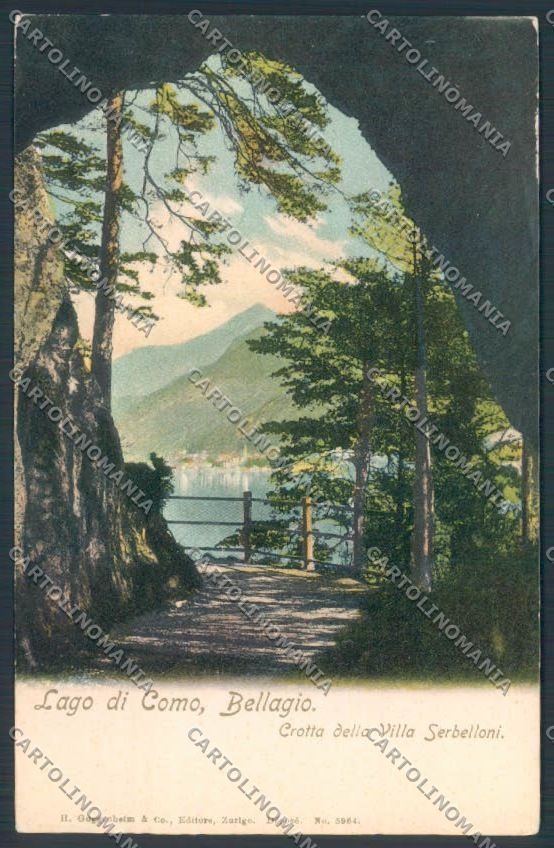 Como Bellagio cartolina LQ1828 – fronte