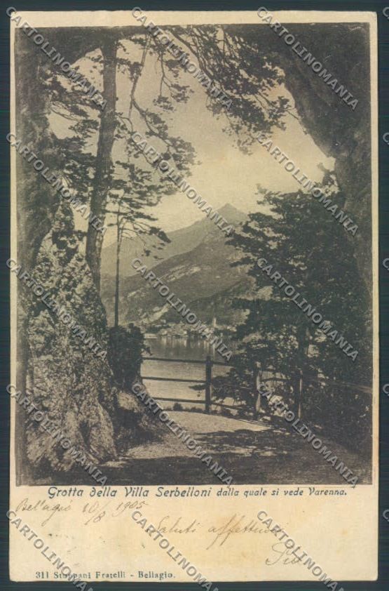 Como Bellagio cartolina LQ1831 – fronte