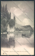 Como Bellagio Barca cartolina LQ1833 – fronte