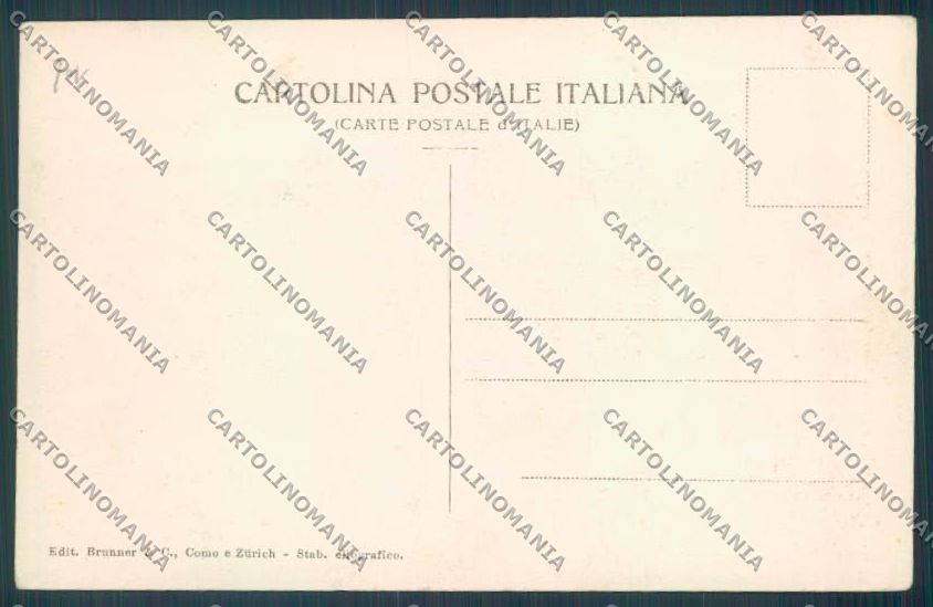 Como Bellagio Barca cartolina LQ1834 – retro