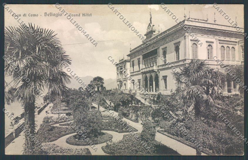 Como Bellagio ABRASA SCOLLATA cartolina LQ1839 – fronte