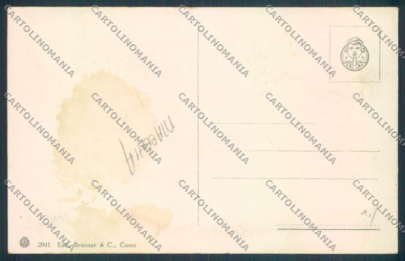 Como Bellagio MACCHIA cartolina LQ1840 – retro