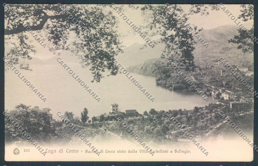 Como Bellagio cartolina LQ1844 – fronte