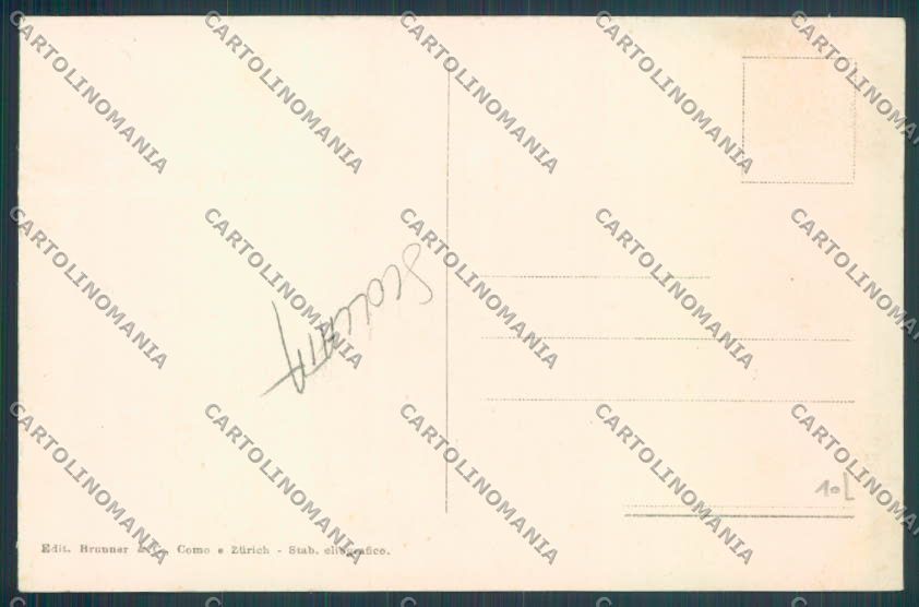 Como Bellagio Barca SCOLLATA cartolina LQ1848 – retro
