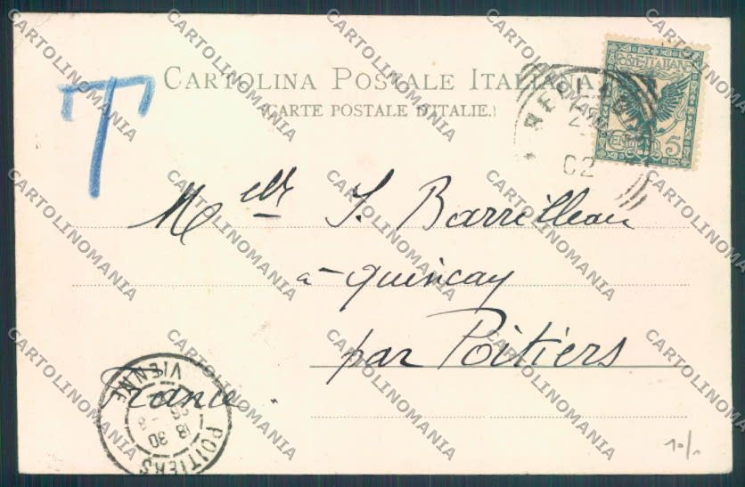 Como Bellagio cartolina LQ1851 – retro