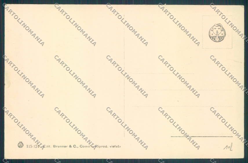 Como Bellagio cartolina LQ1862 – retro