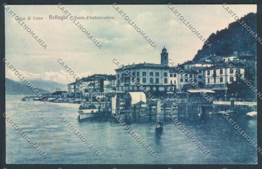 Como Bellagio Battello cartolina LQ1868 – fronte