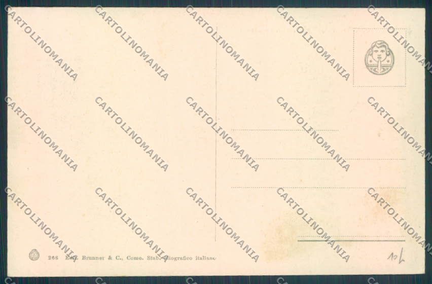Como Bellagio Battello cartolina LQ1868 – retro
