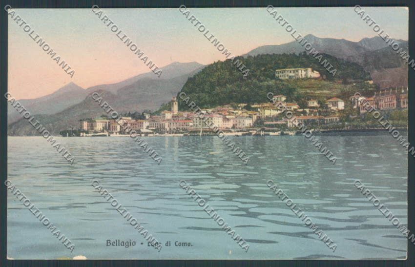 Como Bellagio PICCOLE ABRASIONI cartolina LQ1870 – fronte