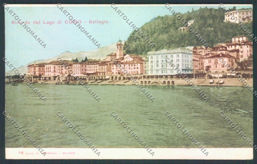 Como Bellagio cartolina LQ1872 – fronte