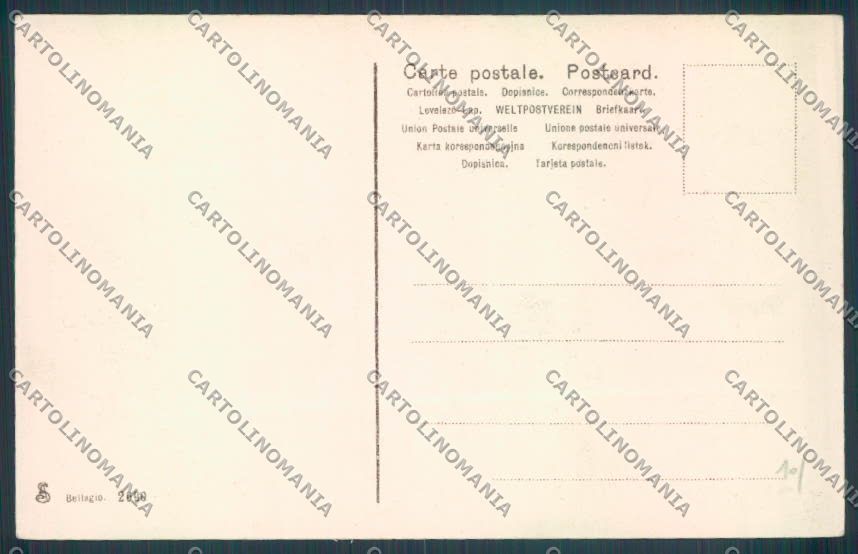 Como Bellagio cartolina LQ1873 – retro