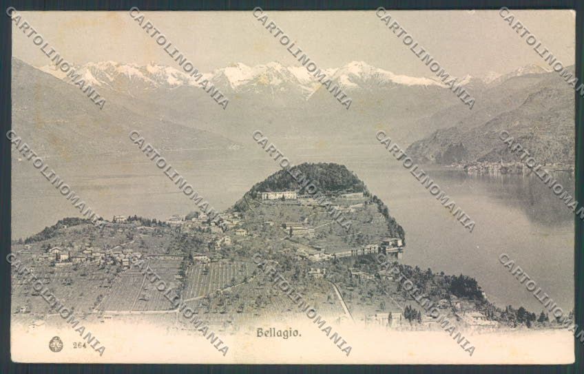Como Bellagio cartolina LQ1877 – fronte