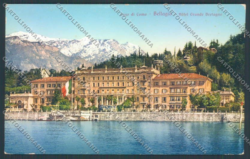 Como Bellagio ABRASA cartolina LQ1880 – fronte