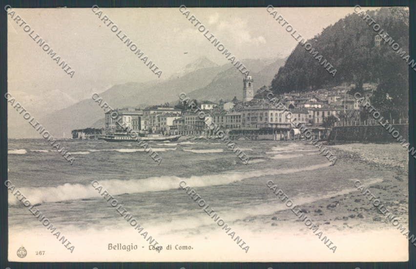 Como Bellagio cartolina LQ1881 – fronte