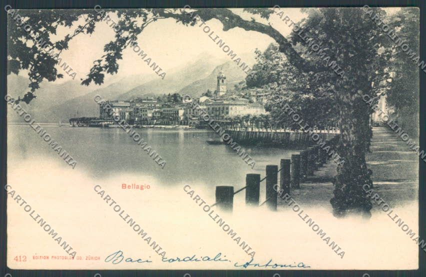 Como Bellagio cartolina LQ1884 – fronte