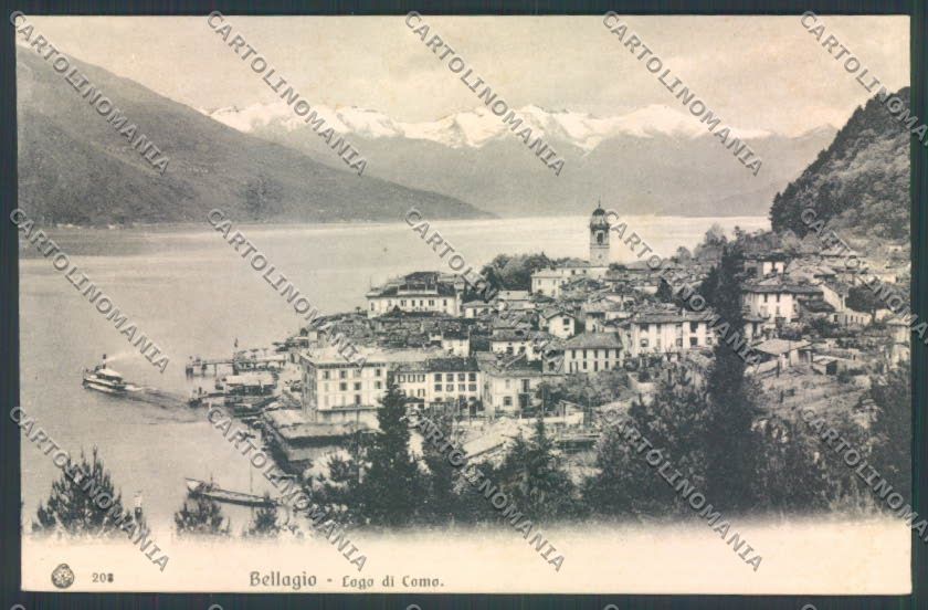 Como Bellagio SCOLLATA cartolina LQ1889 – fronte