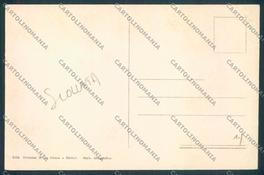 Como Bellagio SCOLLATA cartolina LQ1889 – retro