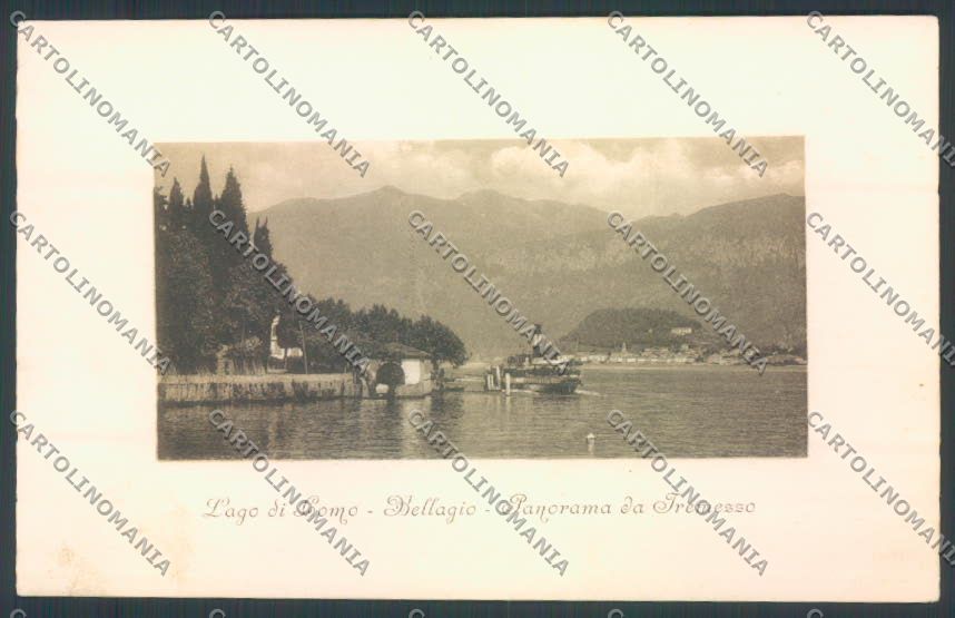 Como Bellagio Battello cartolina LQ1894 – fronte