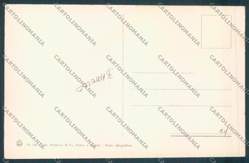 Como Bellagio Battello cartolina LQ1894 – retro