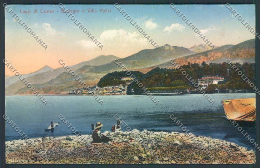 Como Bellagio cartolina LQ1895 – fronte