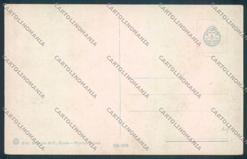 Como Bellagio cartolina LQ1896 – retro