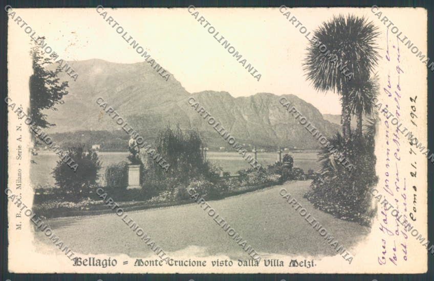 Como Bellagio cartolina LQ1908 – fronte