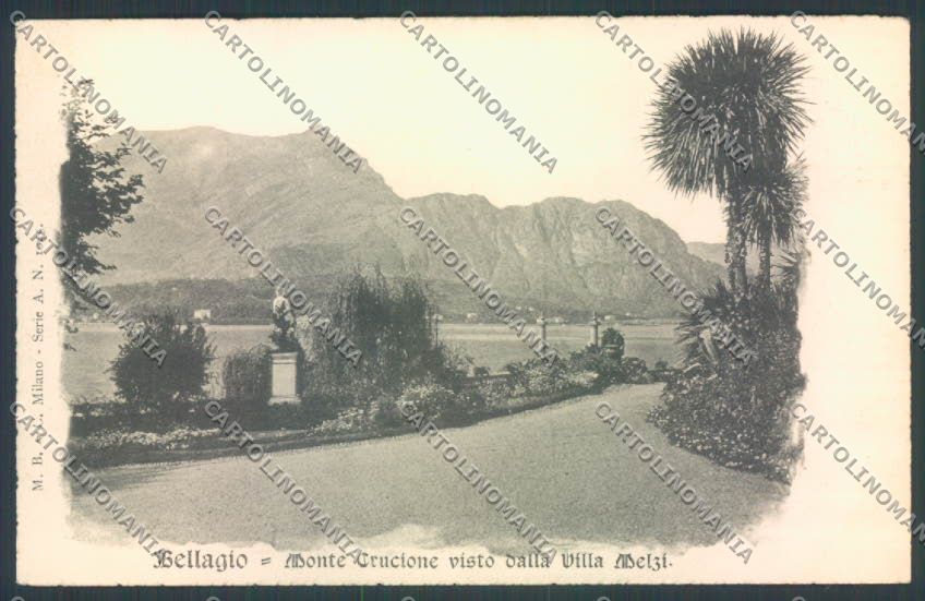 Como Bellagio cartolina LQ1909 – fronte
