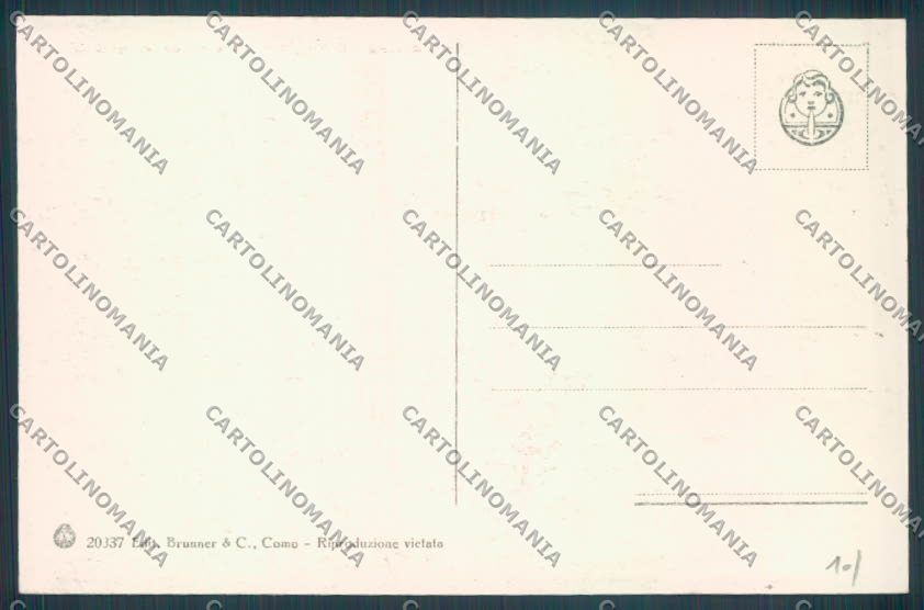 Como Bellagio cartolina LQ1912 – retro