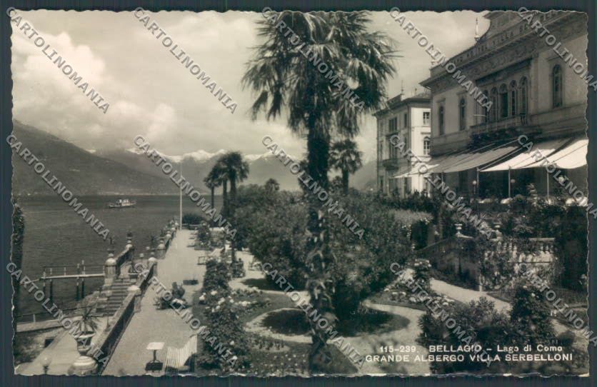 Como Bellagio Foto cartolina LQ1914 – fronte
