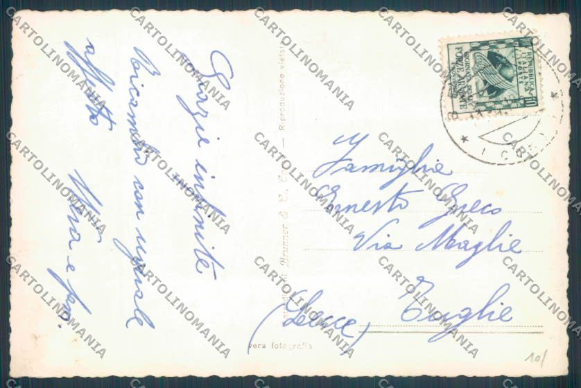 Como Bellagio Battello Foto cartolina LQ1916 – retro