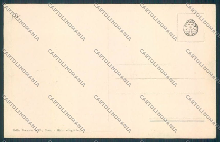 Como Bellagio cartolina LQ1919 – retro