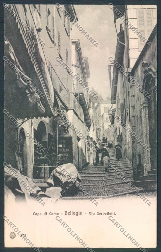 Como Bellagio cartolina LQ1920 – fronte