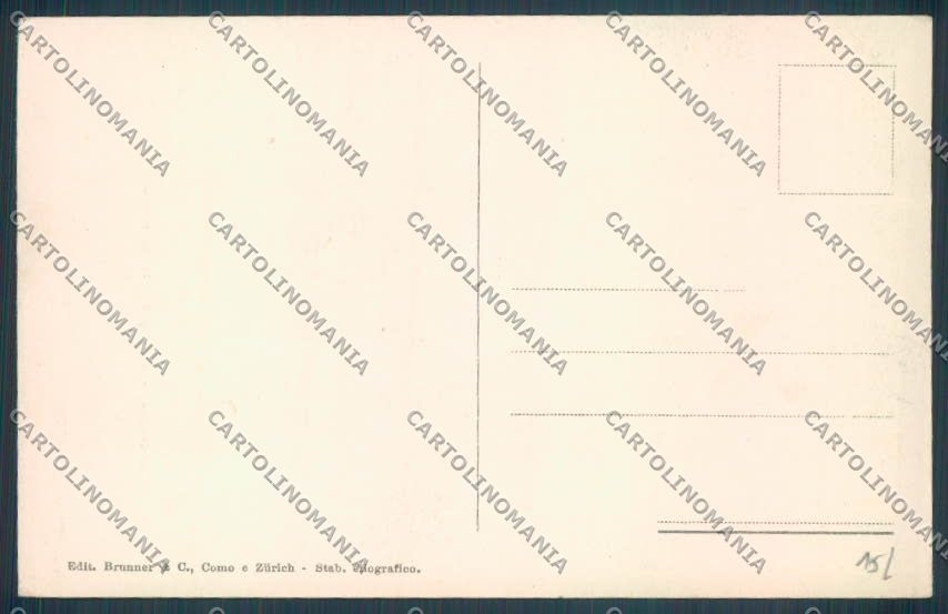 Como Bellagio cartolina LQ1920 – retro