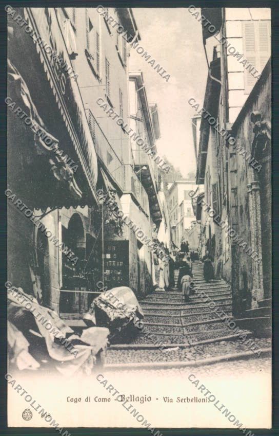 Como Bellagio cartolina LQ1921 – fronte