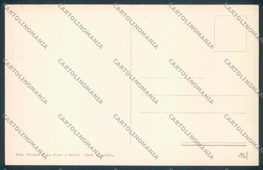 Como Bellagio cartolina LQ1921 – retro