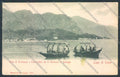Como Bellagio Barca ABRASA cartolina LQ1925 – fronte