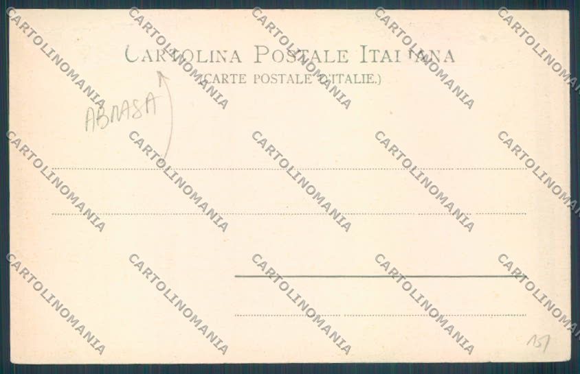 Como Bellagio Barca ABRASA cartolina LQ1925 – retro