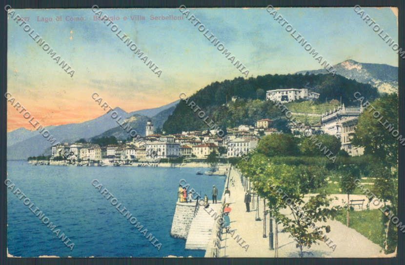 Como Bellagio PICCOLE ABRASIONI cartolina LQ1928 – fronte