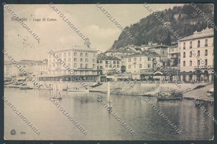 Como Bellagio PIEGHINA cartolina LQ1933 – fronte