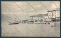 Como Bellagio Battello PIEGHINE cartolina LQ1949 – fronte