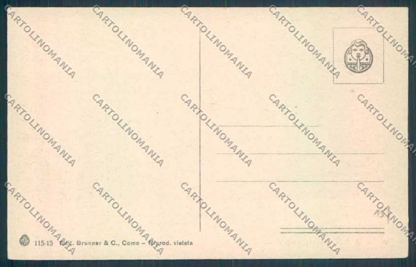 Como Bellagio Barca cartolina LQ1952 – retro