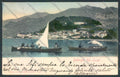 Como Bellagio Barca cartolina LQ1962 – fronte